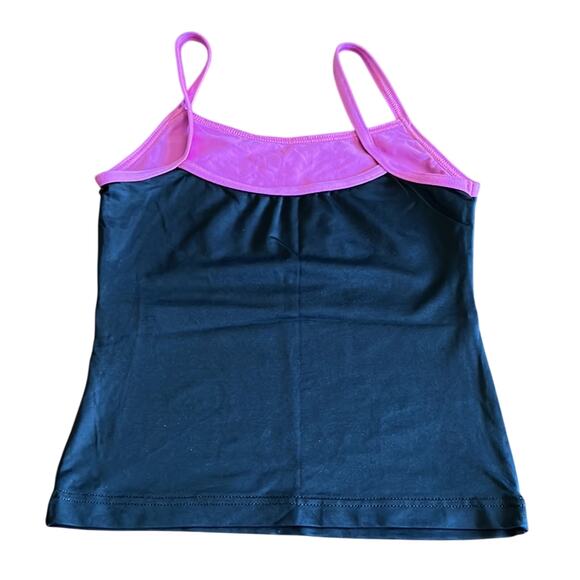 Motionwear Size M adult Black and Raspberry Laser cut Dance Top Sport Athletic - Picture 5 of 9